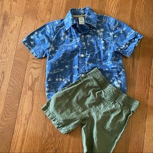 Nature graphic outfit